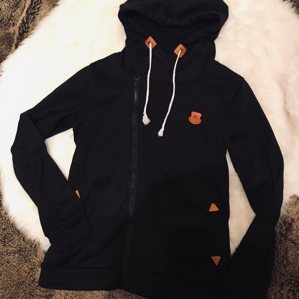 Black Princeton hoodie